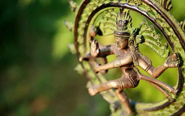 Statue of Shiva as Lord of Dance in Bronze